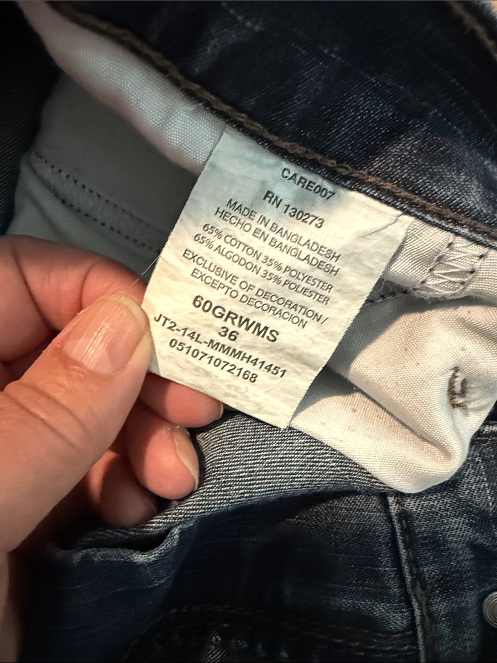 Wrangler Blue Denim Shorts with Branded Patch - Picture 3 of 6